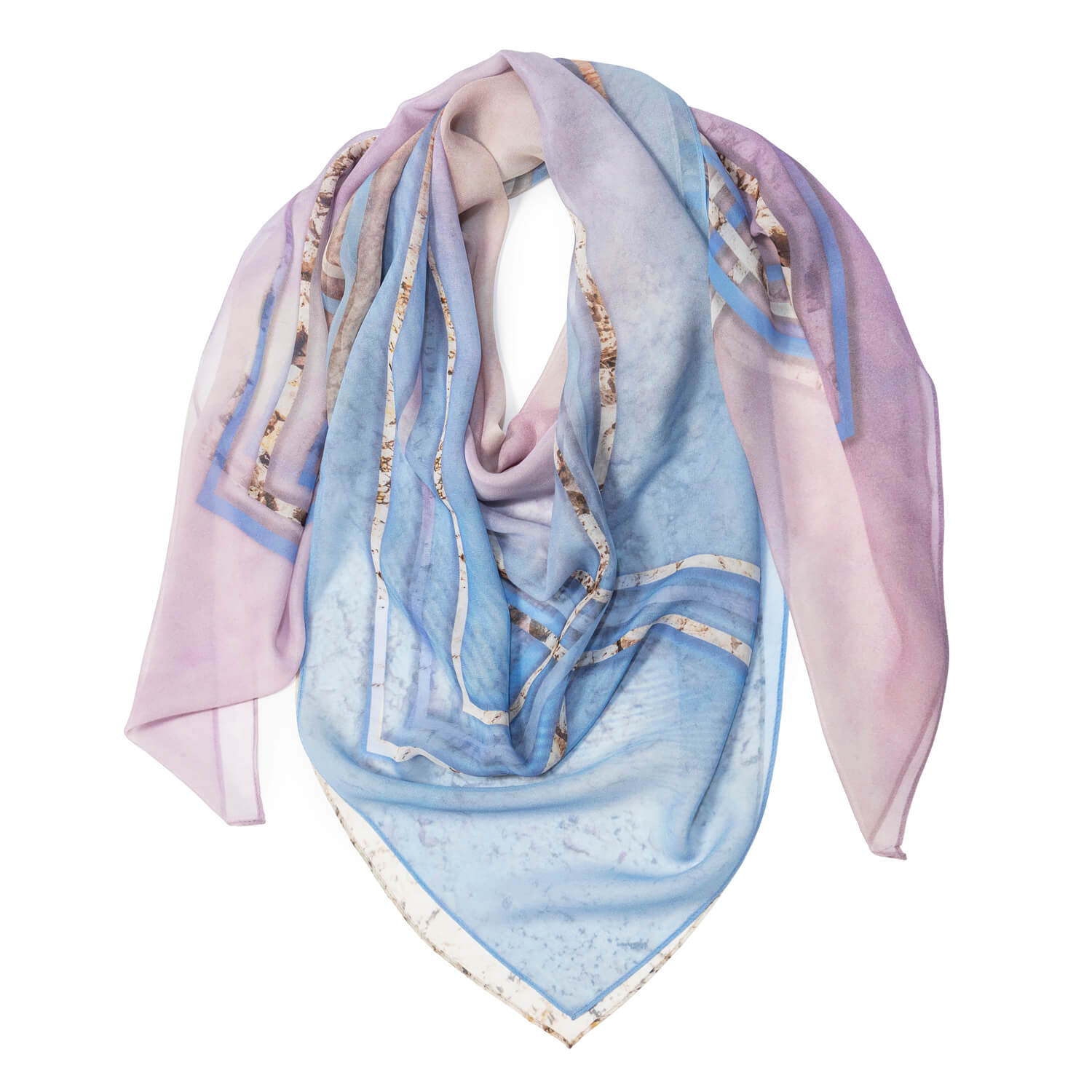 salt lake square silk wearable art scarf by seahorse silks
