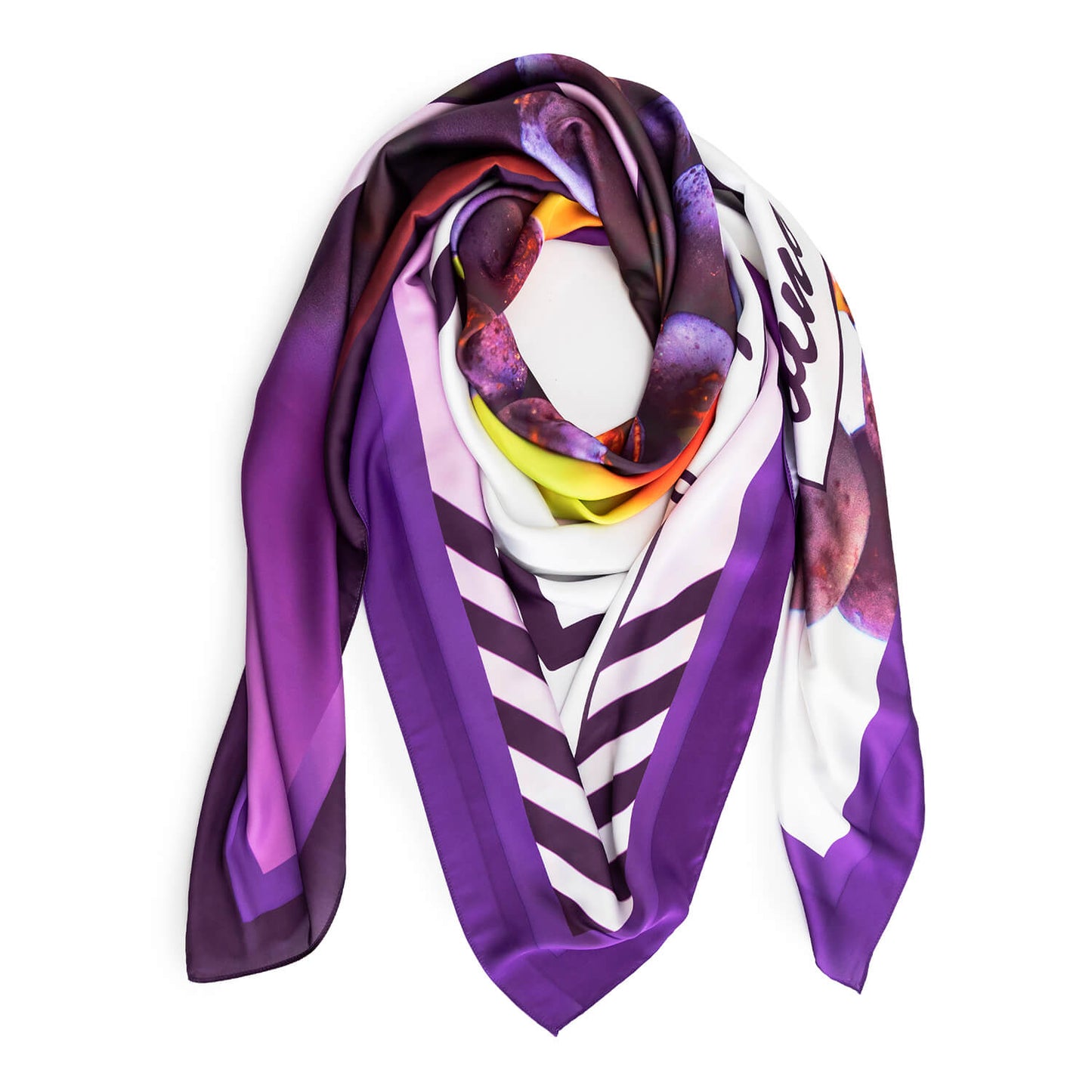 vino large square fashion scarf by seahorse silks