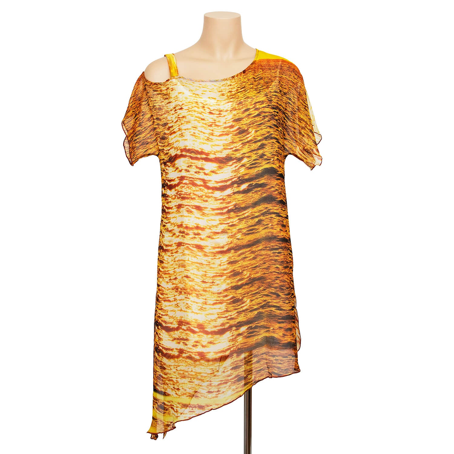 midas touch gold silk dress kaftan by seahorse silks