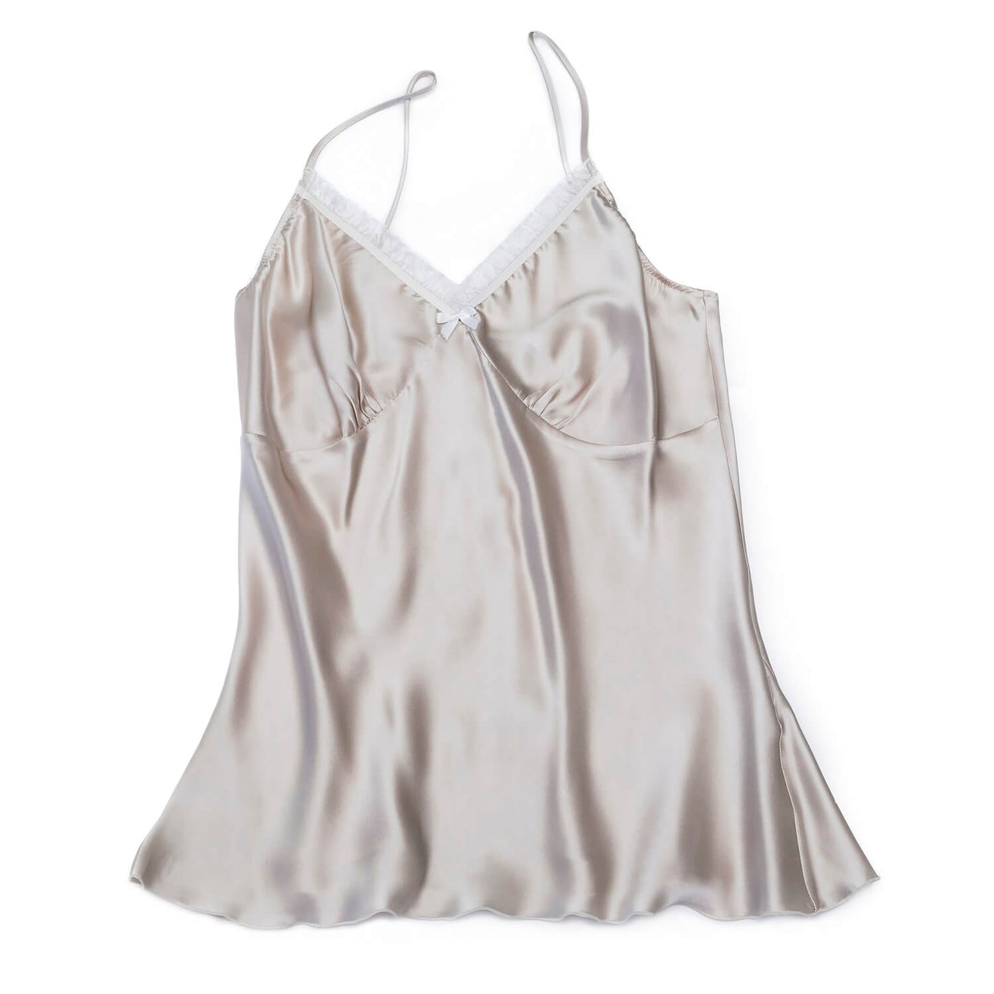 camisole of platinum 3 piece pyjama set by seahorse silks